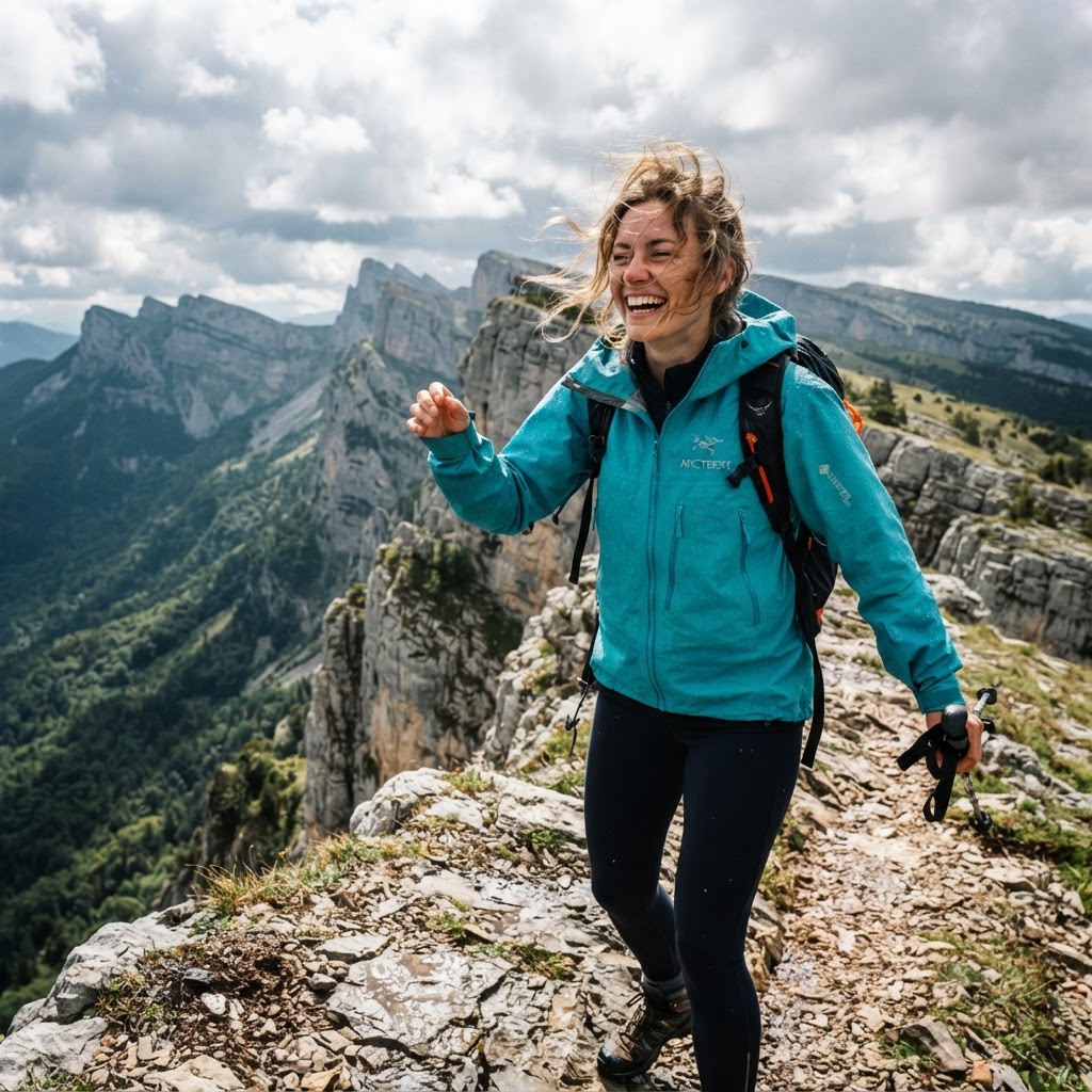 Le bouclier élégant face aux crêtes du Vercors