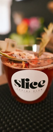 A colorful spread of HIYO functional mushroom mocktails with organic garnishes