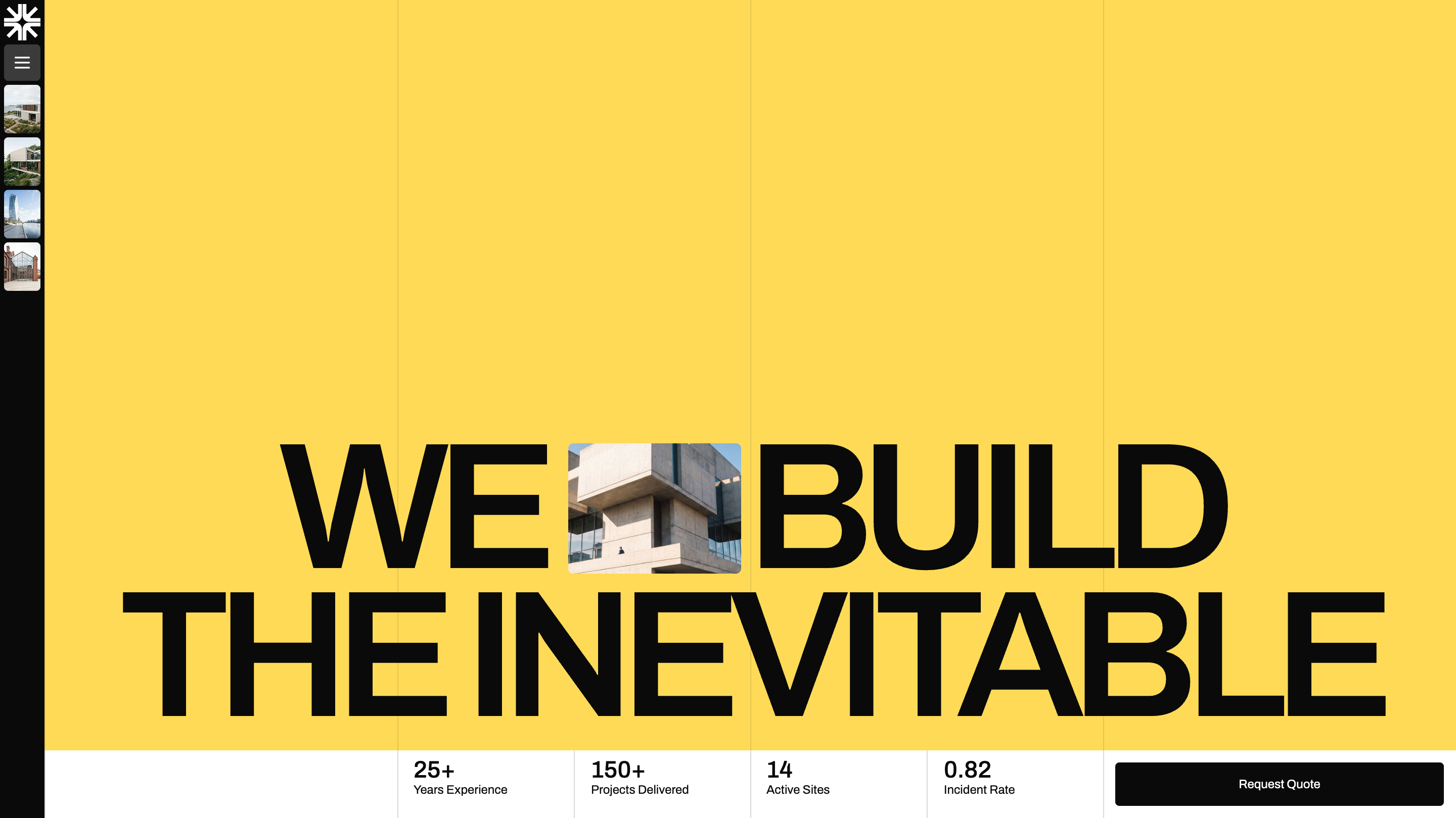 Construction Company template preview