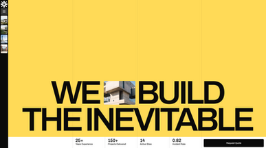 Construction Company template preview