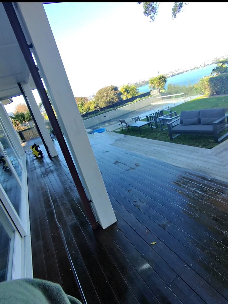 Decking restoration before