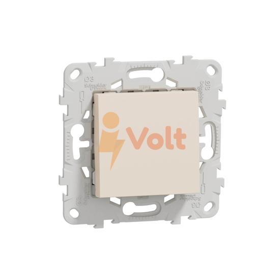 ЕДНОПОЛЮСЕН КЛЮЧ NEW UNICA, СКРИТ МОНТАЖ, СЛОНОВА КОСТ, NU520144, SCHNEIDER ELECTRIC