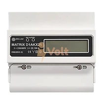 D1AKX21 ДИРЕКТЕН ТРИФАЗЕН ЕЛЕКТРОМЕР 3X5/100 A, ДВУТАРИФЕН