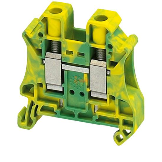 РЕДОВА КЛЕМА 10 MM2, ЖЪЛТО-ЗЕЛЕНА, ЗАЗЕМИТЕЛНА, ВИНТОВА, Linergy TR, NSYTRV102PE, SCHNEIDER ELECTRIC