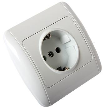КОНТАКТ ШУКО E.INSTALL.STAND, С РАМКА, С/З, СКРИТ МОНТАЖ, БЯЛ, E.INSTALL.STAND.810, E.NEXT