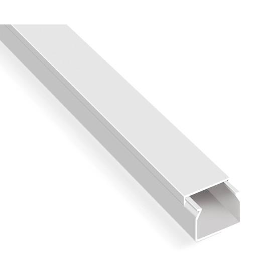 КАБЕЛЕН КАНАЛ 40X40 MM /Ш Х В/, EKO, ЦВЯТ БЯЛ, 2 M, MUTLUSAN