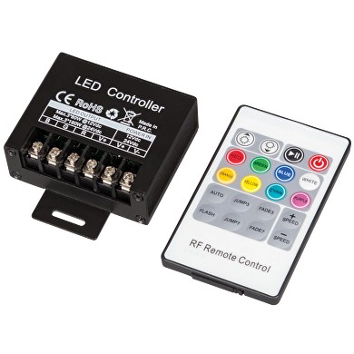 RF КОНТРОЛЕР ЗА RGB СВЕТОДИОДНО ОСВЕТЛЕНИЕ 240 W, 20 A, 12-24 V DC, ULTRALUX