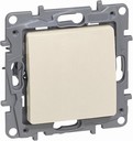 ЕДНОПОЛЮСЕН КЛЮЧ NILOE, 10 A, СКРИТ МОНТАЖ, КРЕМ, 764600, LEGRAND