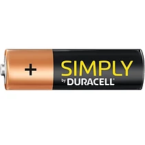 АЛКАЛНИ БАТЕРИИ AA, SIMPLY, 1.5 V, LR6/MN1500, DURACELL