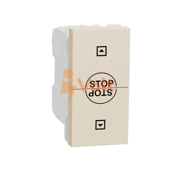 БУТОН ЗА ЩОРИ NEW UNICA, СКРИТ МОНТАЖ, СЛОНОВА КОСТ, NU310844SC, SCHNEIDER ELECTRIC