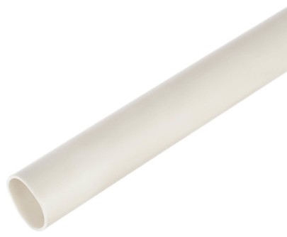 ТРЪБА PVC Ф20/3 M ВЪНШЕН ДИАМЕТЪР, 550 N, БЯЛА