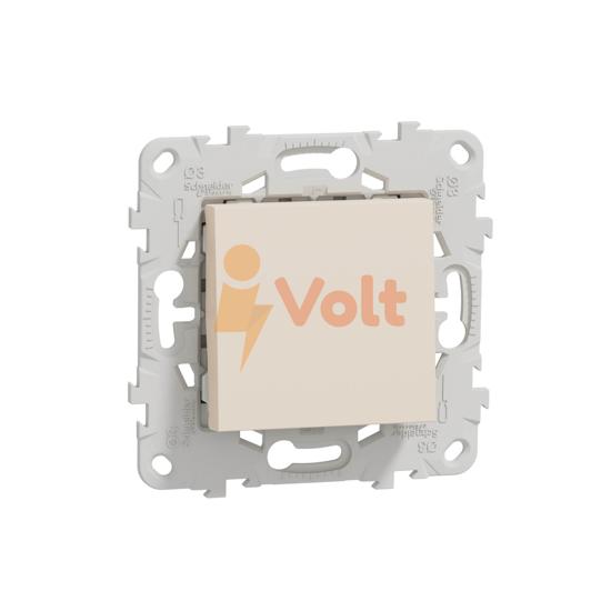 ДЕВИАТОРЕН КЛЮЧ NEW UNICA, СКРИТ МОНТАЖ, СЛОНОВА КОСТ, NU520344, SCHNEIDER ELECTRIC