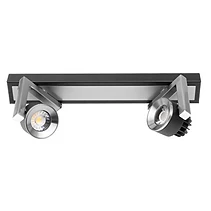 LED СПОТ ОСВЕТИТЕЛНО ТЯЛО С ВЪЗМОЖНОСТ ЗА НАСОЧВАНЕ, 2X5 W, 4200 K, ГРАФИТ, ULTRALUX