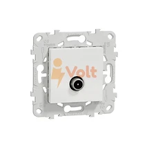 TV РОЗЕТКА, КРАЙНА, ЦВЯТ БЯЛ, NU546218, SCHNEIDER ELECTRIC