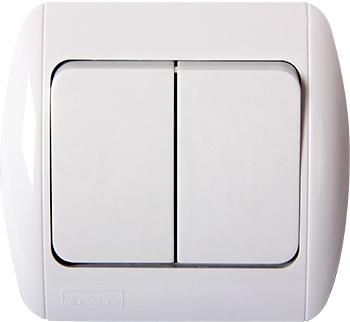 СЕРИЕН КЛЮЧ E.INSTALL.STAND, С РАМКА, СКРИТ МОНТАЖ, БЯЛ, E.INSTALL.STAND.812, E.NEXT