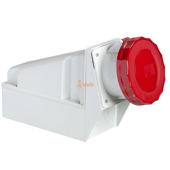 ИНДУСТРИАЛЕН КОНТАКТ ЗА СТЕНА MUREVA PK, 63 A, 3P+N+E, 400 V AC, IP67, 81183, SCHNEIDER ELECTRIC