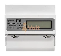 D1AKX20 ДИРЕКТЕН ТРИФАЗЕН ЕЛЕКТРОМЕР 3X5/60 A, ДВУТАРИФЕН