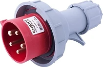 ПОДВИЖЕН ИНДУСТРИАЛЕН ЩЕПСЕЛ, 5P, 32 A, 400 V, IP67, E.PLUG.025.32.67, E.NEXT