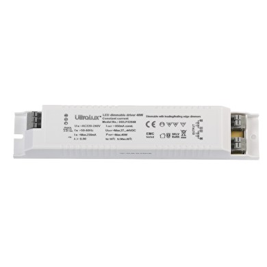 ДИМИРАЩ TRIAC ДРАЙВЕР ЗА LED ОСВЕТЛЕНИЕ, 40 W/850 MA DC, ULTRALUX