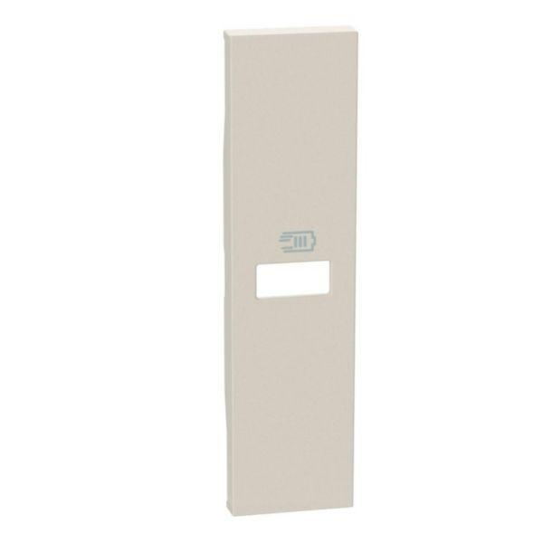 ЛИЦЕВ ПАНЕЛ LIVING NOW, ЗА РОЗЕТКА С USB, ЗА, 1 МОДУЛ, КРЕМ, K4192C, BTICINO