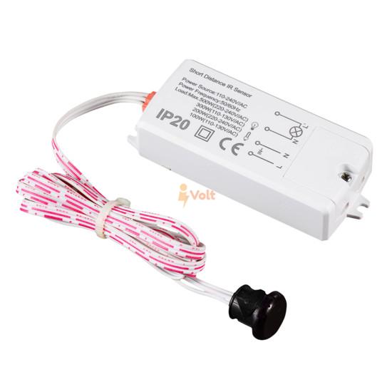 311-205 СЕНЗОР ЗА ДВИЖЕНИЕ 5СМ, MAX 500 W, ЧЕРЕН