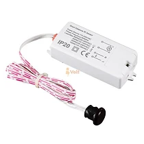 311-205 СЕНЗОР ЗА ДВИЖЕНИЕ 5СМ, MAX 500 W, ЧЕРЕН
