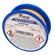 ТИНОЛ 1.20 MM 100 G МАКАРА, SN60PB40, INDEL