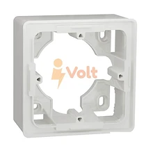 МОНТАЖНА КОНЗОЛА NEW UNICA, ЗА ОТКРИТ МОНТАЖ, 1X2 МОДУЛА, ЦВЯТ БЯЛ, NU800218, SCHNEIDER ELECTRIC