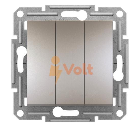 ТРОЕН КЛЮЧ ASFORA, СКРИТ МОНТАЖ, БРОНЗ, EPH2100169, SCHNEIDER ELECTRIC