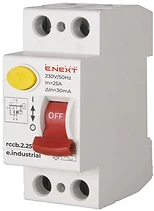 ДТЗ, 2P, 25 A, 30 MA, ТИП AC(ЧУВСТВИТЕЛНОСТ КЪМ ПРОМЕНЛИВ ТОК), E.INDUSTRIAL.RCCB.2.25.30, E.NEXT