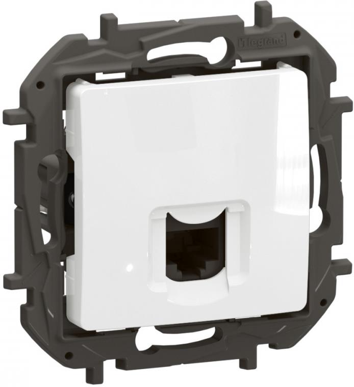 КОМПЮТЪРНА РОЗЕТКА RJ45 NEW NILOE, UTP, СКРИТ МОНТАЖ, БЯЛ, CAT5E, LEGRAND