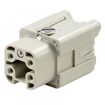 КОНТАКТНО ТЯЛО HDC HA 4 FS ЖЕНСКО ЗА СИЛОВ КУПЛУНГ, МОДЕЛ HA, 4P, 2.5 MM2, 16 A, 400 V, ВИНТОВА ВРЪЗКА, WEIDMULLER