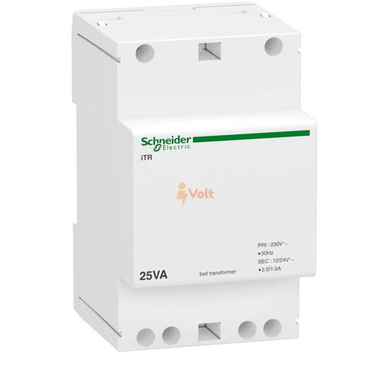 ЗВЪНЧЕВ ТРАНСФОРМАТОР 25 VA, 230 VAC, 12-24 VAC, A9A15215, SCHNEIDER ELECTRIC