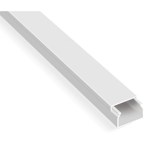 КАБЕЛЕН КАНАЛ 20X10 MM /Ш Х В/, EKO, ЦВЯТ БЯЛ, 2 M, MUTLUSAN