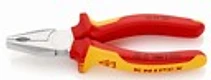 КЛЕЩИ КОМБИНИРАНИ ХРОМИРАНИ 160 MM, 03 06 160 SB, KNIPEX