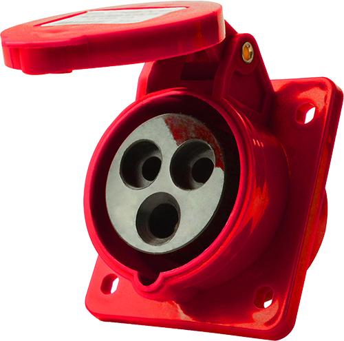 ИНДУСТРИАЛЕН КОНТАКТ ЗА ТАБЛО E.SOCKET.PRO, 16 A, 2P+E, 230 V AC, E.SOCKET.PRO.3.16.WALL, E.NEXT