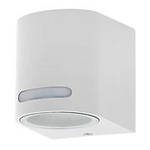 ФАСАДНО ОСВЕТИТЕЛНО ТЯЛО ЕДНОСТРАННО, GU10, IP44, ЗА СТЕНА, БЯЛО, ULTRALUX
