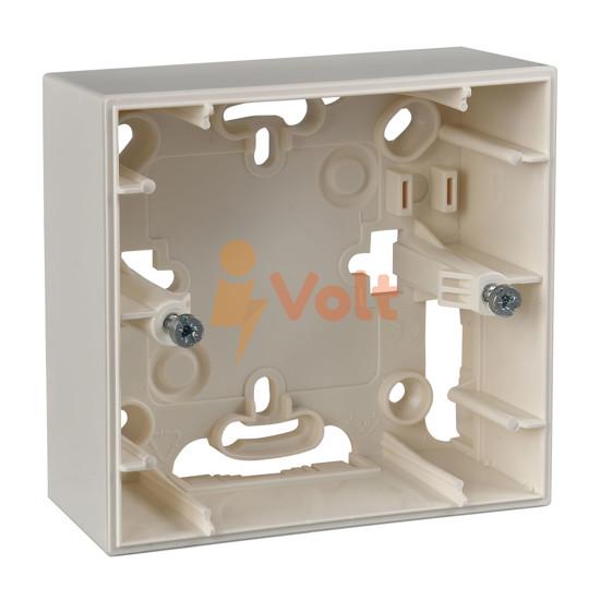 ЕДИНИЧНА КОНЗОЛА UNICA, ОТКРИТ МОНТАЖ, ЦВЯТ СЛОНОВА КОСТ, MGU8.002.25, SCHNEIDER ELECTRIC