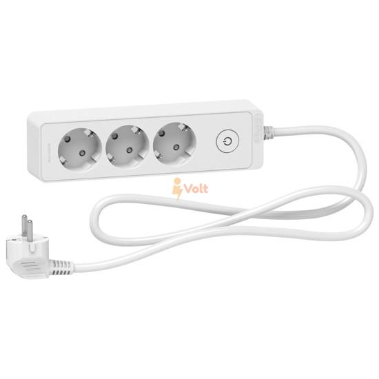 РАЗКЛОНИТЕЛ С КЛЮЧ, 3 ГНЕЗДА, 1.5 M КАБЕЛ, БЯЛ, ST9431W, SCHNEIDER ELECTRIC