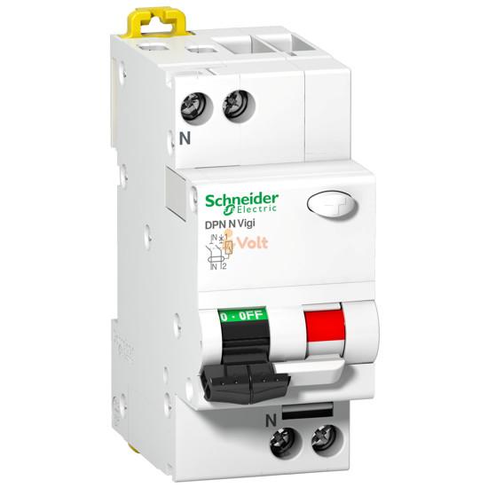 ДЕФЕКТНОТОКОВА ЗАЩИТА С АВТОМАТИЧЕН ПРЕКЪСВАЧ ACTI 9 IDPN VIGI 1P+N, 32 A, 30 MA, 6 KA, ТИП AC, A9N19668, SCHNEIDER ELECTRIC