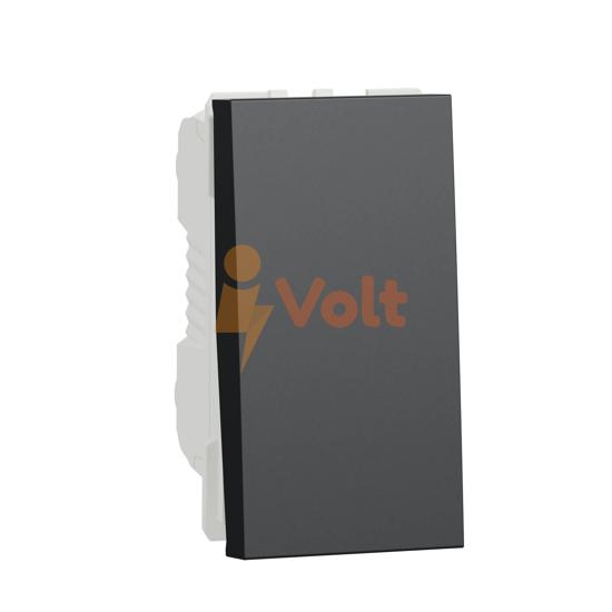 ЕДНОПОЛЮСЕН КЛЮЧ NEW UNICA, СКРИТ МОНТАЖ, АНТРАЦИТ, NU316154, SCHNEIDER ELECTRIC