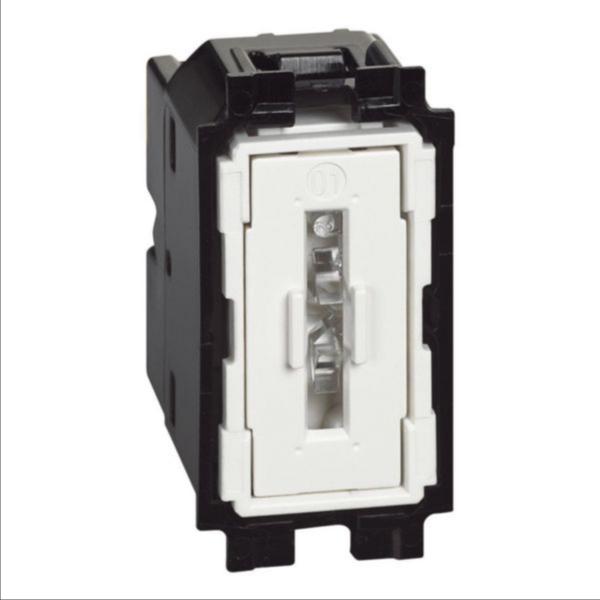 БУТОН LIVING NOW, 10 A, 250 V AC 1P (NC), СКРИТ МОНТАЖ, BTICINO