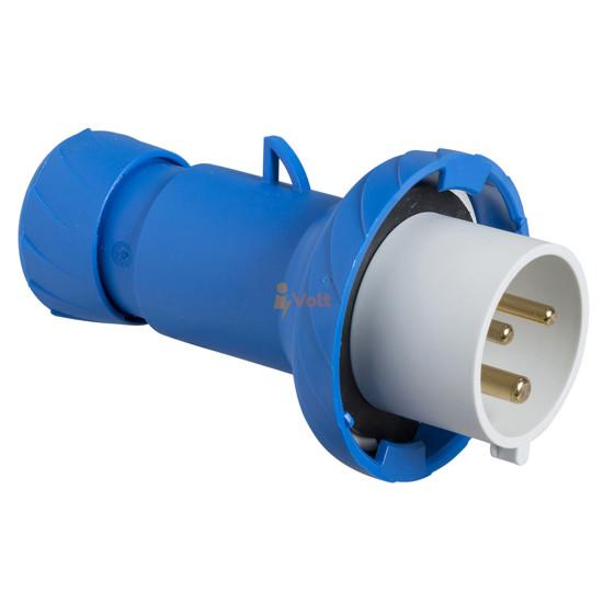 ИНДУСТРИАЛЕН ПОДВИЖЕН ЩЕПСЕЛ MUREVA PK, 16 A, 2P+E, 230 V AC, IP67, PKE16M723, SCHNEIDER ELECTRIC