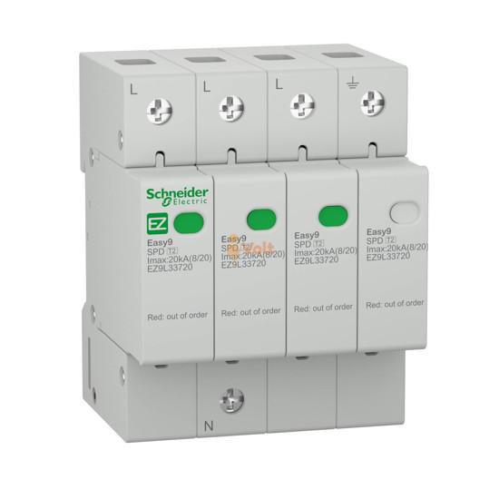 КАТОДЕН ОТВОДИТЕЛ EASY9 PF 20 KA, 3P + N, EZ9L33720, SCHNEIDER ELECTRIC