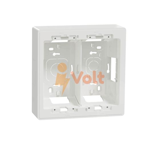 КОНЗОЛА ВЪНШЕН МОНТАЖ 2X4, БЯЛА, NU822418, SCHNEIDER ELECTRIC