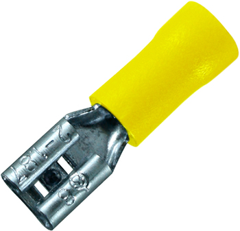 КАБЕЛЕН НАКРАЙНИК, ИЗОЛИРАН, ЖЪЛТ, 100 БР, E.TERMINAL.STAND.FDD5.5.250, E.NEXT