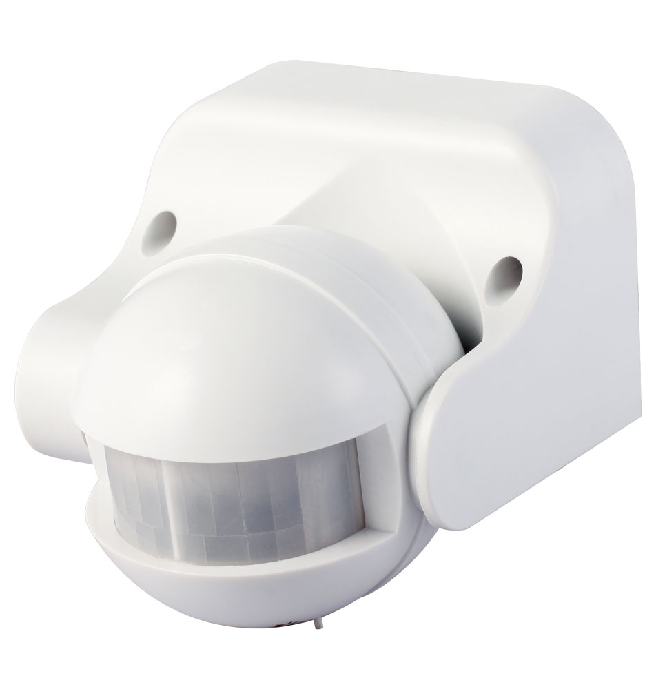 ИНФРАЧЕРВЕН СЕНЗОР ЗА ДВИЖЕНИЕ 180-ГРАДУСОВ, IP44, E.SENSOR.PIR.09.WHITE, E.NEXT