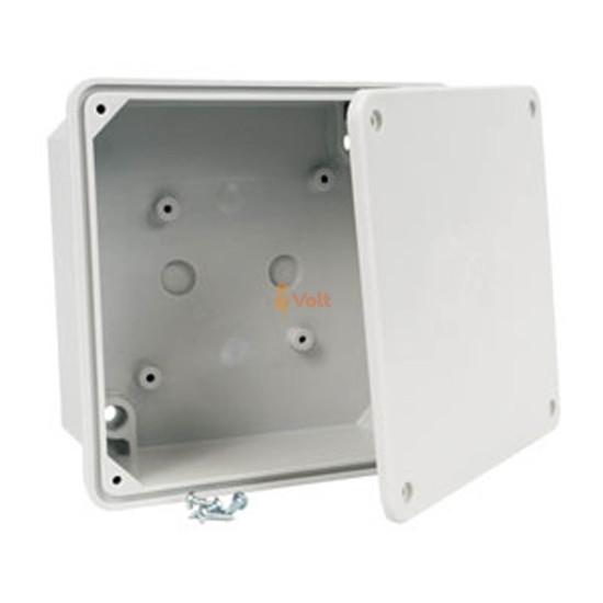 8119 KA РАЗКЛОНИТЕЛНА КУТИЯ 167X167X78 MM, СВЕТЛО СИВА, IP54