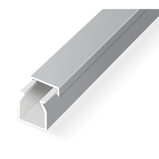 КАБЕЛЕН КАНАЛ 16X16 MM /Ш Х В/, ЦВЯТ МЕТАЛНО СИВ, 2 M, MUTLUSAN
