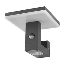 СВЕТОДИОДНА ЛАМПА СЪС СЕНЗОР ЗА ДВИЖЕНИЕ 15 W 4000 K, IP65, ЗА СТЕНА, СИВА, ULTRALUX